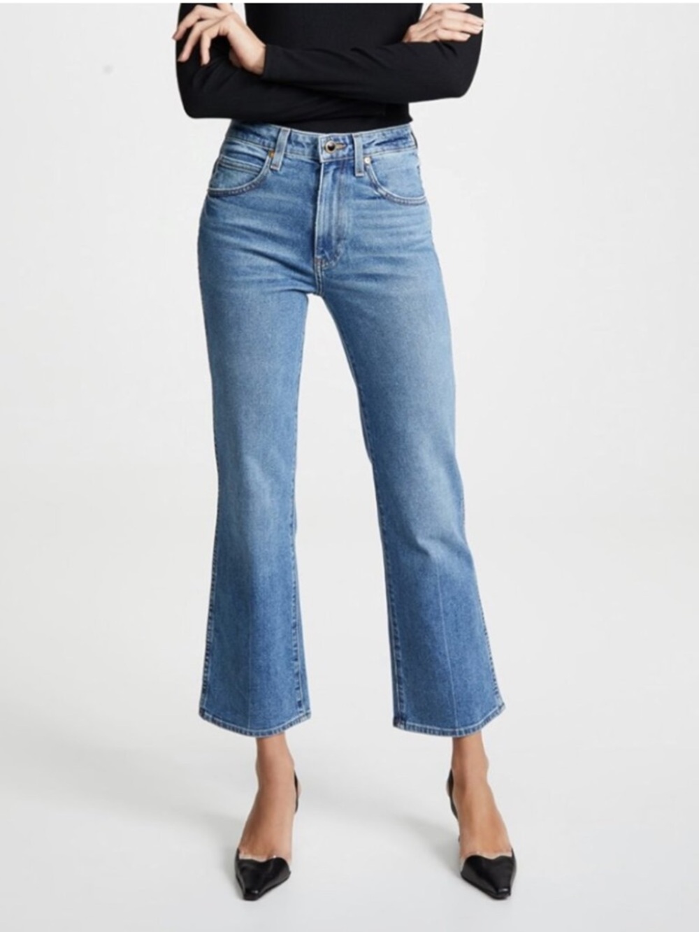 KHAITE Vivian New Bootcut Flare Jeans - 25